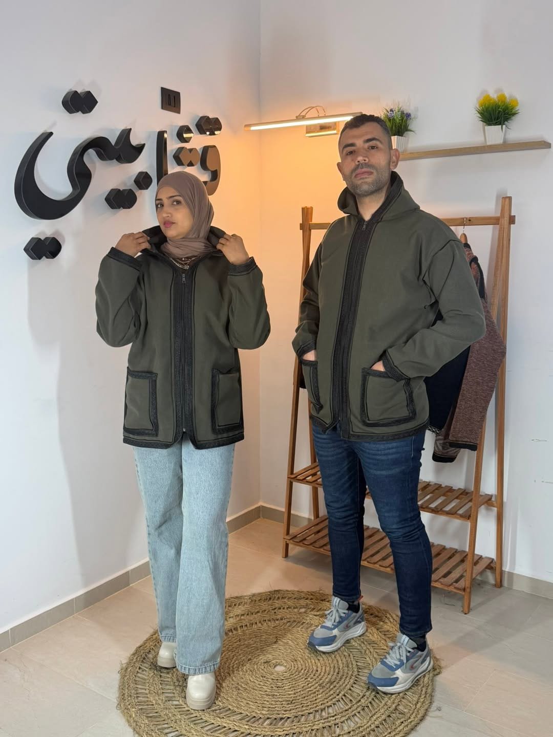 قشابية كشمير نصف