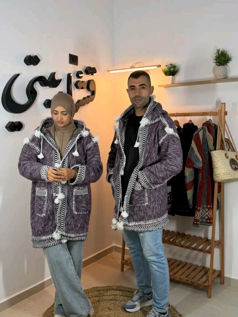 قشابية ألوان Demi  moucheté